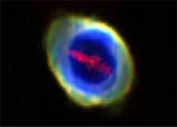 میله اسرارآمیز آهنی در سحابی حلقه